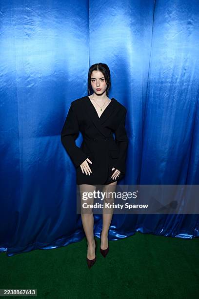 Madalena Aragão attends Christian Louboutin Spring / Summer 2026 Show as part of Paris Fashion Week at Maison Du Judo on October 02, 2025 in Paris,...