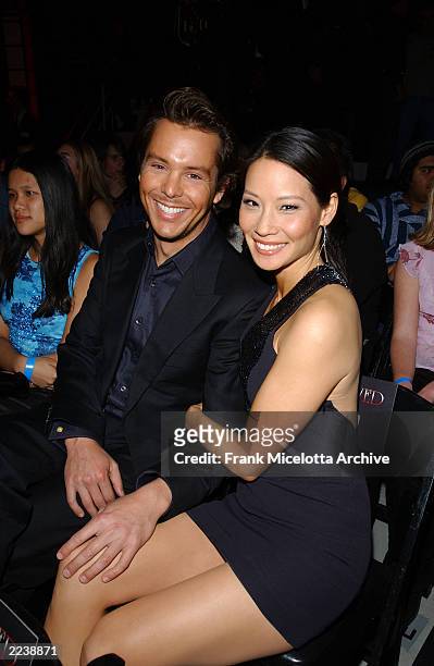 Lucy Liu in the audience at the VH1 Big in 2002 Awards at the Grand Olympic Auditorium in Los Angeles, Ca., 12/4/02. The show airs Sunday, December...