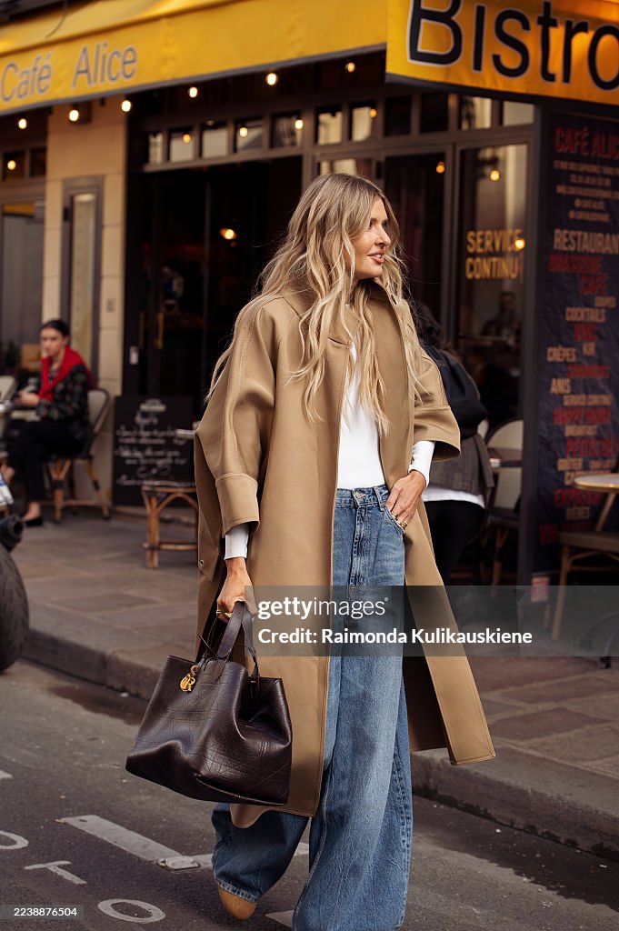 Street Style - Paris Fashion Week - Womenswear Spring Summer 2026 - Day Four