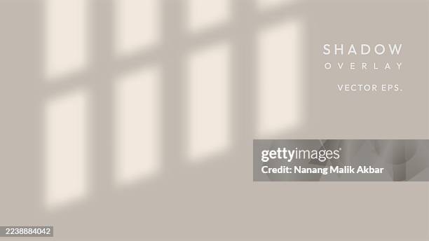 shadow window with transparent background for design mockup - textured surface stock illustrations