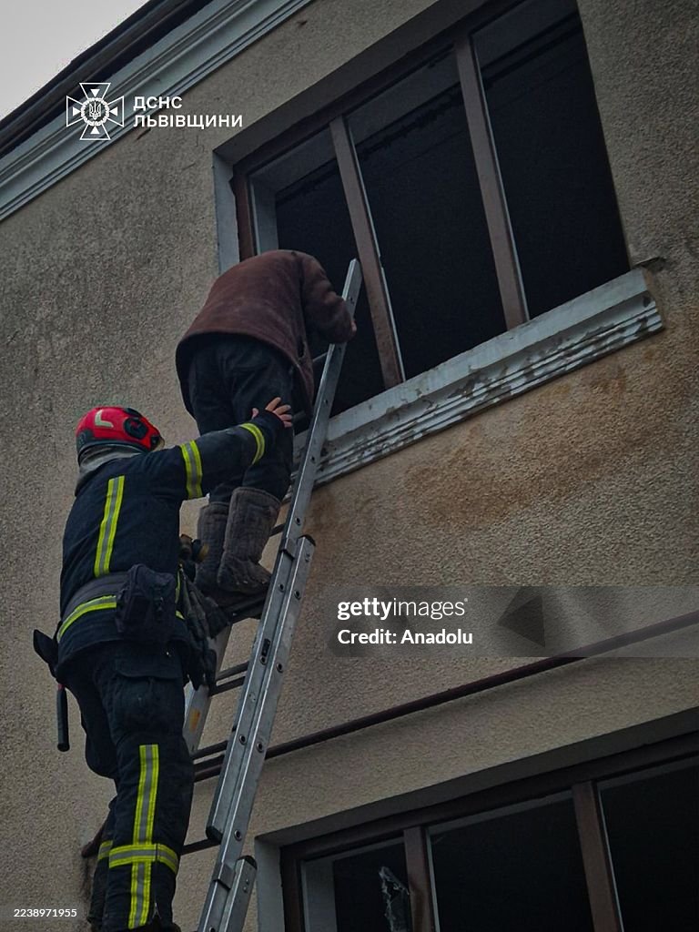 Russian attack with drones and cruise missiles on Lviv