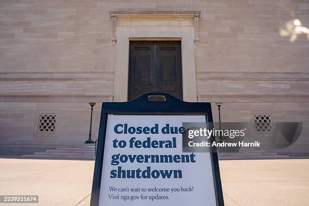 The National Gallery of Art is closed due to the government shutdown on October 06, 2025 in Washington, DC. The government remains shut down after...