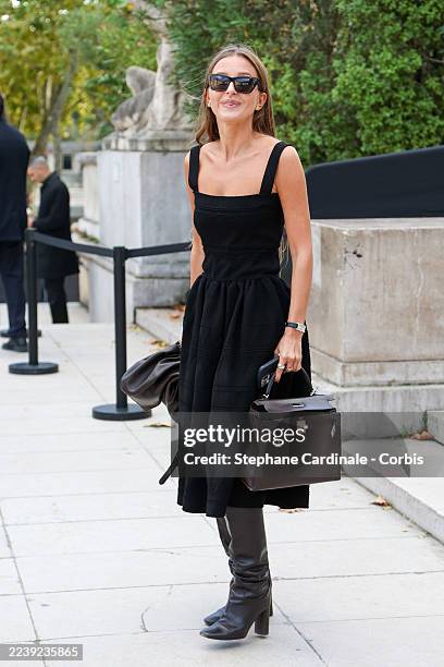 Diane Batoukina attends the Elie Saab Womenswear Spring/Summer 2026 show as part of Paris Fashion Week on October 04, 2025 in Paris, France.