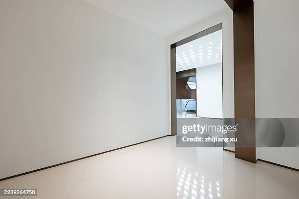 modern white interior decoration, empty space - empty elevator stock pictures, royalty-free photos & images