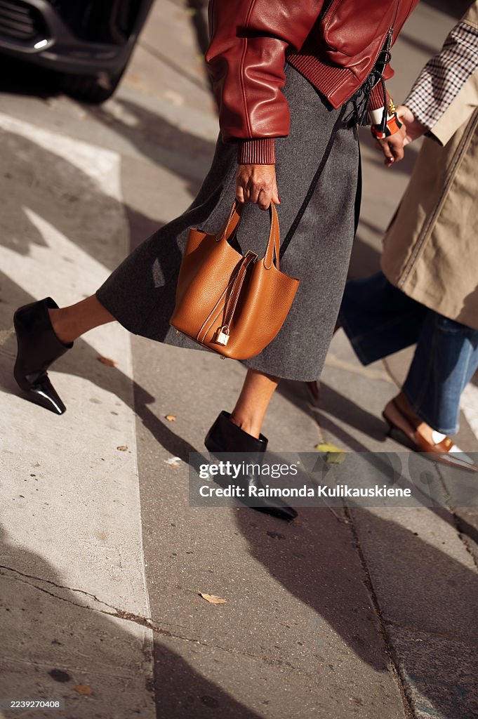 Street Style - Paris Fashion Week - Womenswear Spring Summer 2026 - Day Six