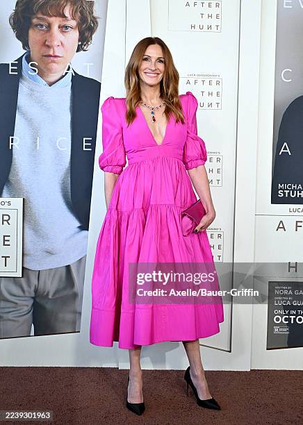 Julia Roberts attends the Los Angeles Special Screening of Amazon MGM Studios “After The Hunt” at David Geffen Theater, The Academy Museum of Motion...