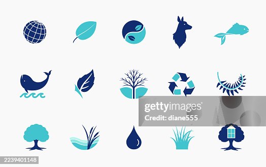 Simple Environment Icon Set Simple Environment Icon Set