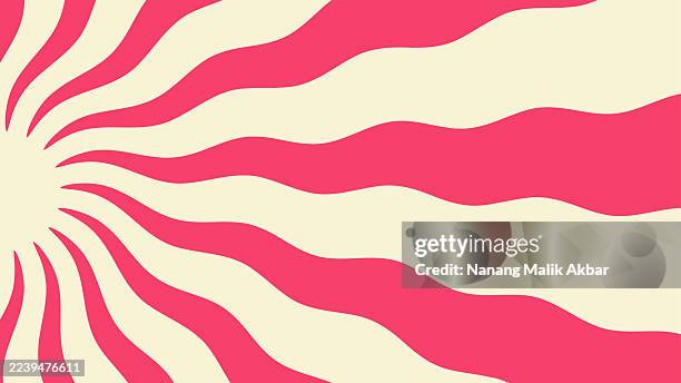 colorful sun rays for background design - summer solstice stock illustrations