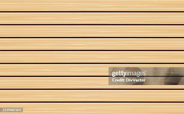 wooden panel vector background texture - decking stock illustrations