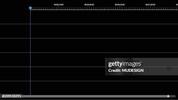 vector timeline interface design for production software - simple timeline stock illustrations