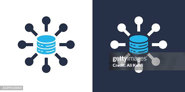 big data glyph solid icon. solid icon that can be applied anywhere, simple, pixel perfect and modern style. - application programming interface stock illustrations