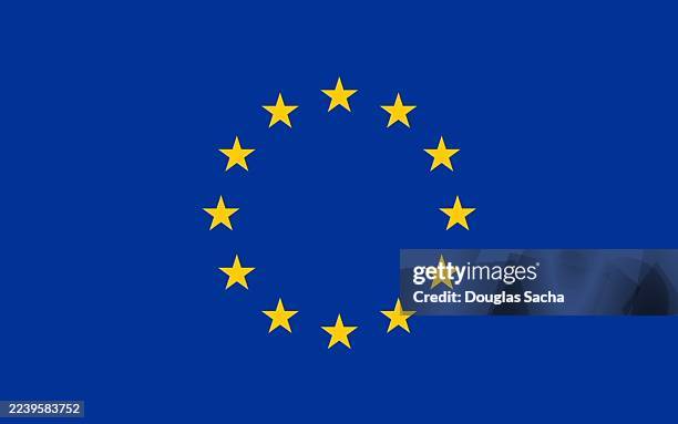 european union flag - all european flags stock pictures, royalty-free photos & images