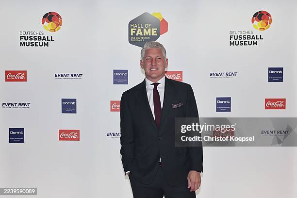 Bastian Schweinsteiger attends the Hall Of Fame award ceremony 2025 at Deutsches Fussballmuseum on October 06, 2025 in Dortmund, Germany.