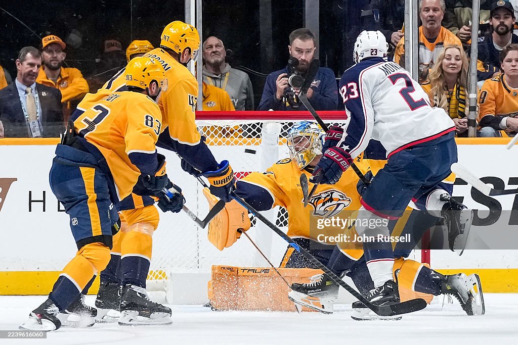 Columbus Blue Jackets v Nashville Predators