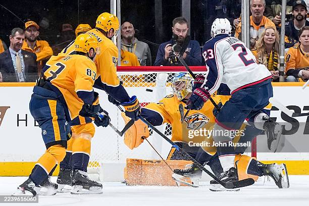 Columbus Blue Jackets v Nashville Predators, News Photo