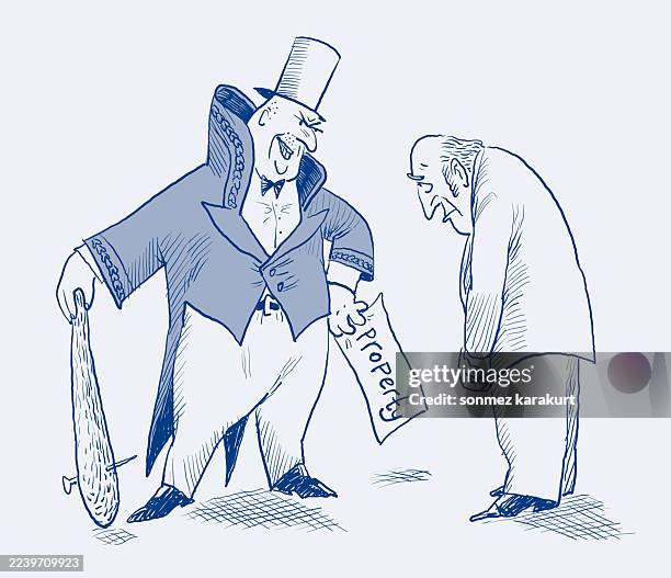 the state seizing property - taking a bow stock illustrations