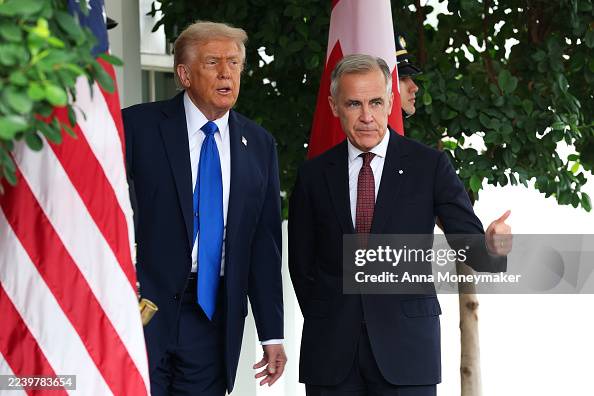 Canada's Prime Minister Mark Carney Meets With Trump At The White House Canada's Prime Minister Mark Carney Meets With Trump At The White House