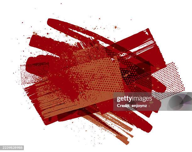 colorful abstract art painted background - spray paint stock illustrations
