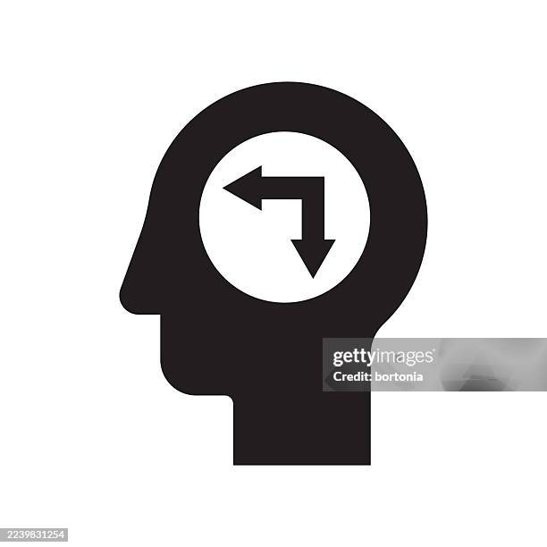 corner direction arrow head glyphs black icon - taking a corner stock illustrations