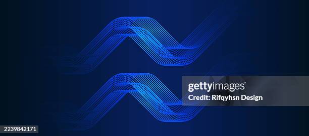 dark blue abstract background overlap layer with line pattern effect. can be use for landing page, book covers, brochures, flyers, magazines, any brandings, banners, headers, presentations, and wallpaper backgrounds - abstract wireframe stock illustrations