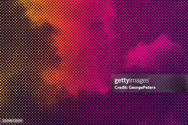 halftone vector of cumulus clouds - dramatic sky red stock illustrations