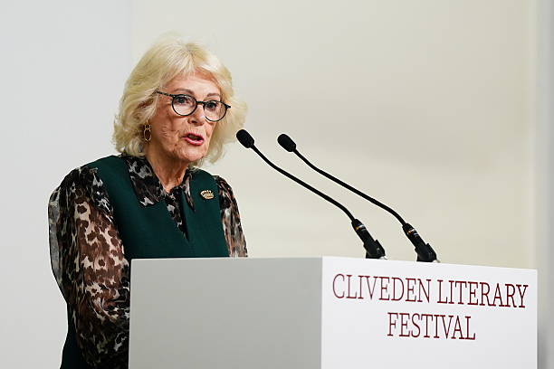 GBR: The Queen Opens 2025 Cliveden Literary Festival