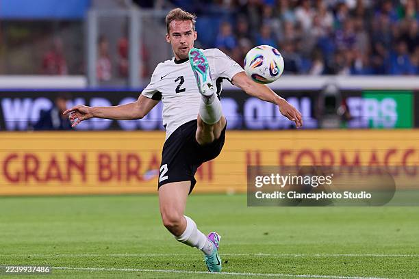Marten Kuusk of Estonia in action during the FIFA World Cup 2026 qualifier match between Italy and Estonia at Stadio di Bergamo on September 05, 2025...