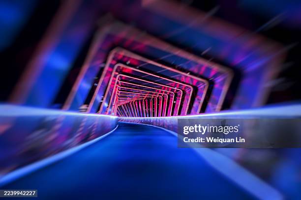 time tunnel shuttle - vanishing point stock pictures, royalty-free photos & images