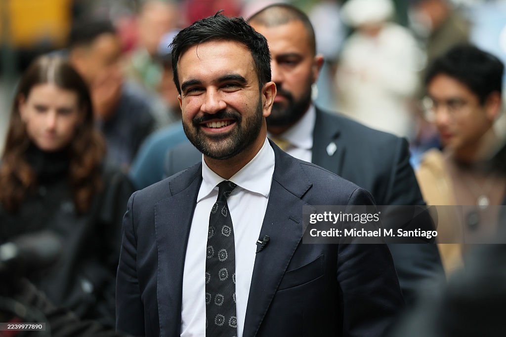 Zohran Mamdani Rides A City Bus As He Campaigns For Mayor Of New York