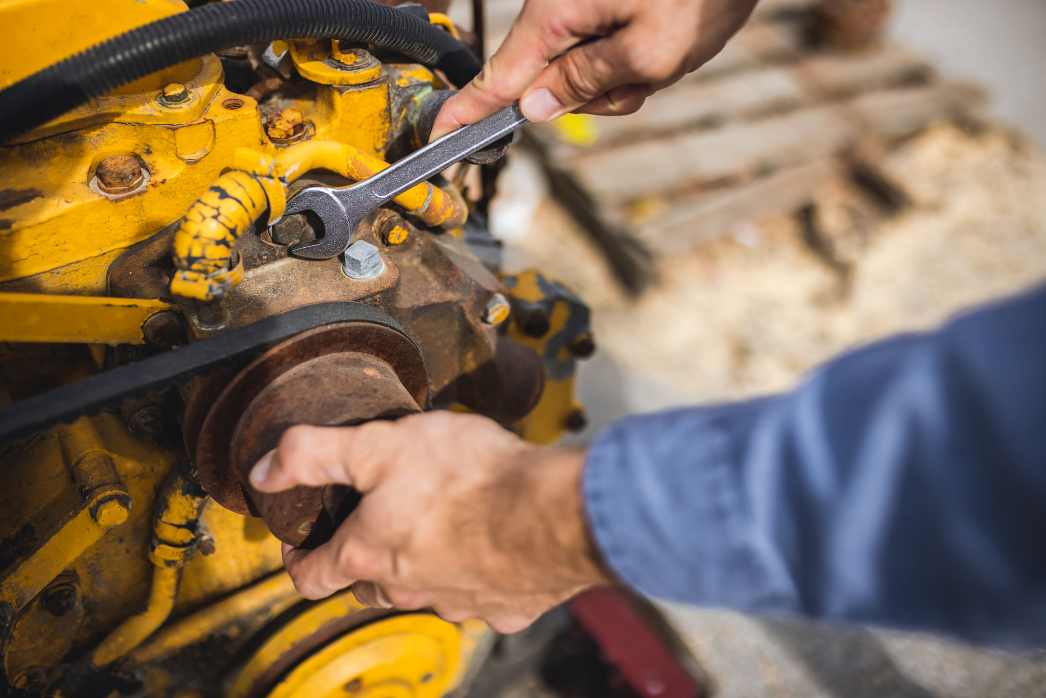 construction equipment engine