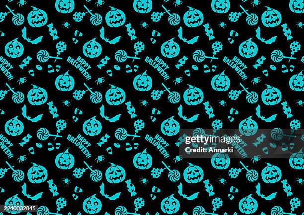 halloween seamless pattern - candy corn stock illustrations