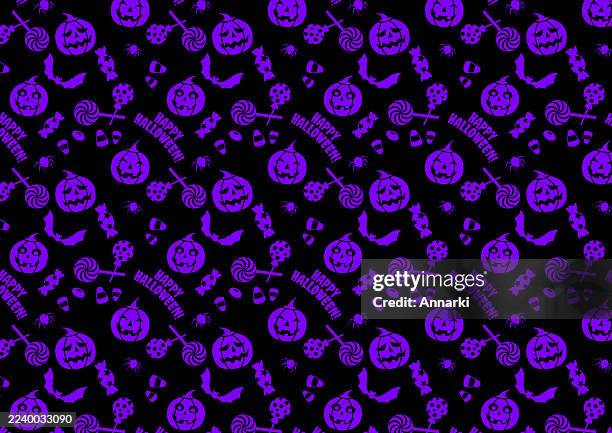 halloween seamless pattern - candy corn stock illustrations