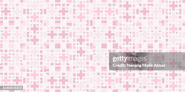 abstract geometric shape seamless pattern for background design - different levels stock illustrations