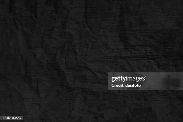 horizontal vector illustration of a dark black colored textured effect - tissue paper stock illustrations