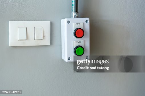 Push button control switch Push button control switch