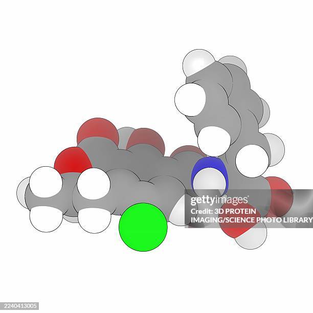 ochratoxin mycotoxin structure, illustration - mycotoxin stock illustrations