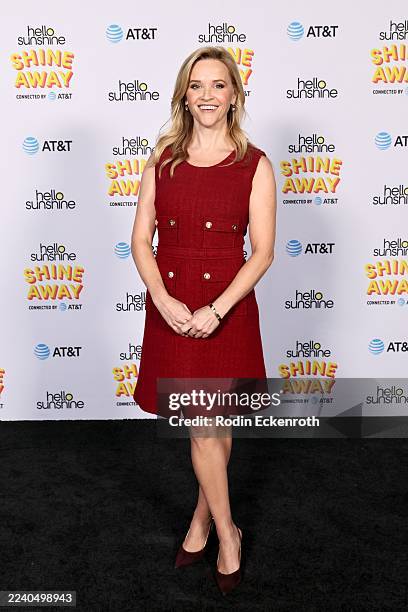 Reese Witherspoon attends day one of Hello Sunshine's Third Annual Shine Away Experiential Event Connected by AT&T at Universal Studios Hollywood on...