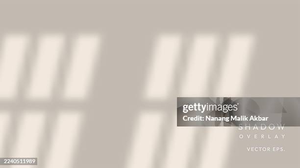 shadow window with transparent background for design mockup - wall shadow stock illustrations