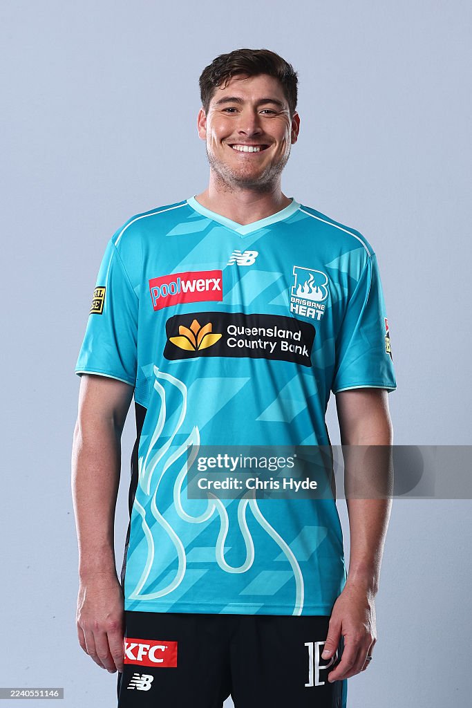 Steven Renshaw Matt Renshaw poses during a Brisbane Heat 2025-26 BBL Headshots... News ...