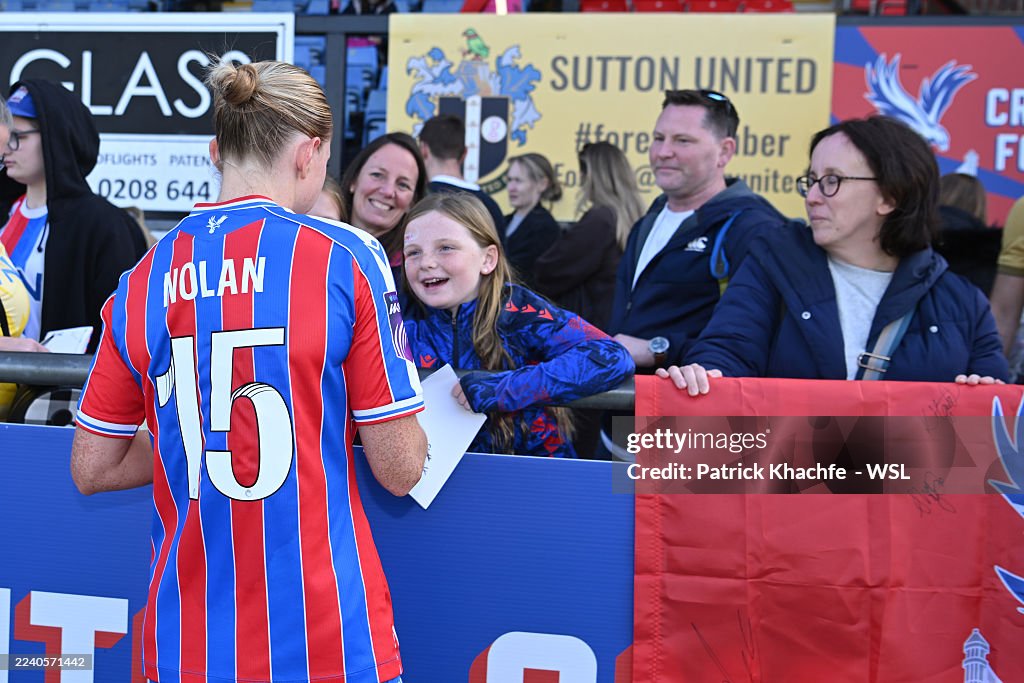 Crystal Palace v Sunderland - Barclays Women's Super League 2