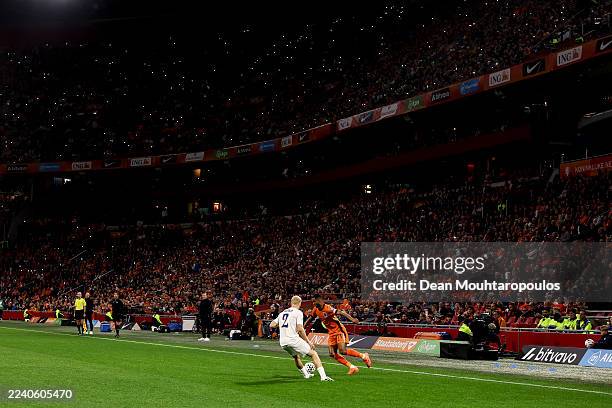 General view during the FIFA World Cup 2026 qualifier match between Netherlands and Finland at Johan Cruijff Arena on October 12, 2025 in Amsterdam,...