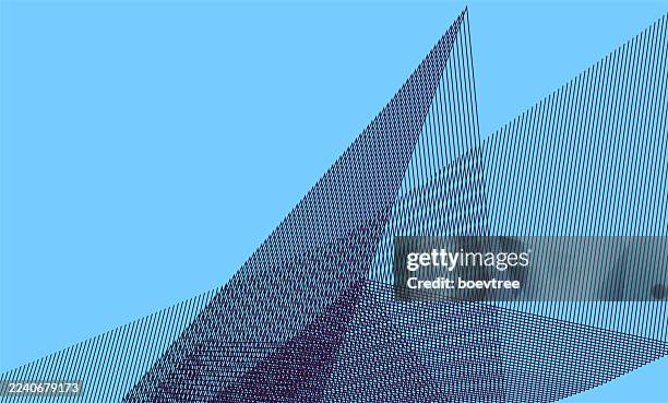vector line structure modern art concepts background - building corner stock illustrations