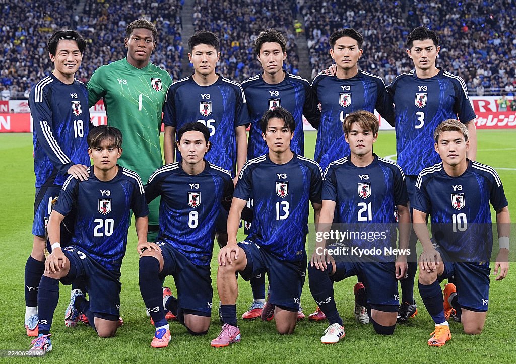 Football: Friendly between Japan and Brazil