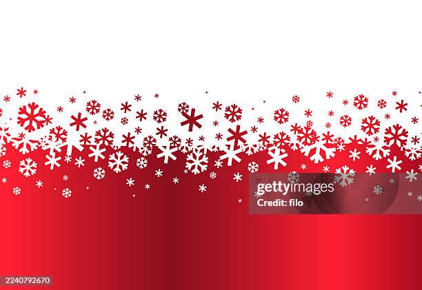 winter snowflake holiday wave abstract background - red white pattern background stock illustrations