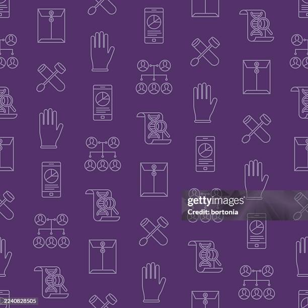 dna genetic testing seamless editable stroke icon pattern - family tree icon vector stock illustrations
