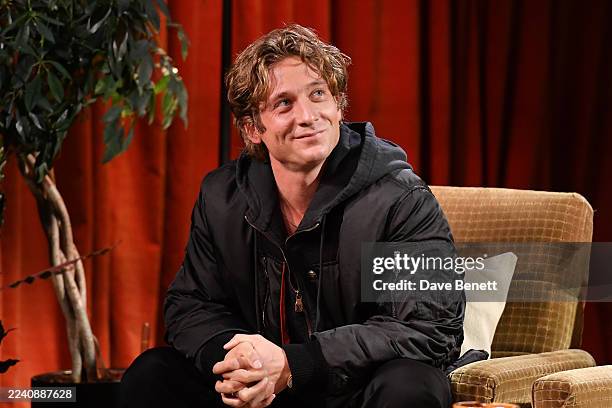 Jeremy Allen White attends a Q&A hosted by Spotify between legendary musician Bruce Springsteen and Jeremy Allen White, the actor playing him in...