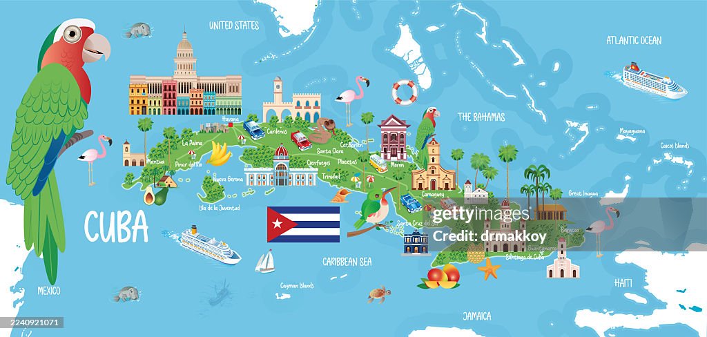 Cuba Adventure Map