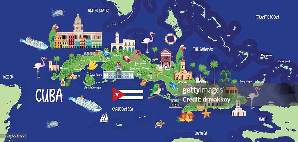 Cuba Adventure Map