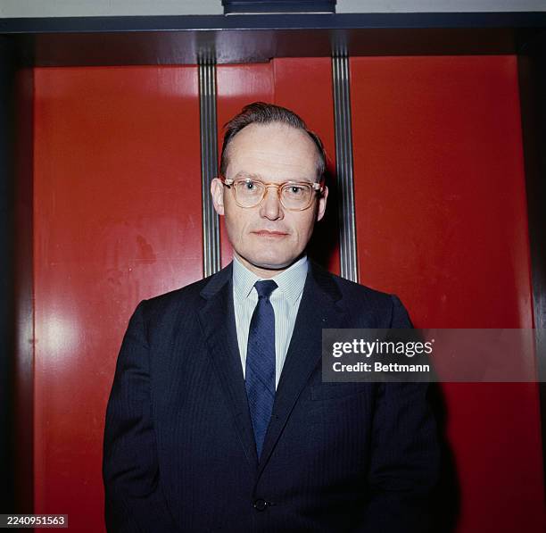 American academic and former national security advisor McGeorge Bundy , President of the Ford Foundation, New York, March 3rd 1966.