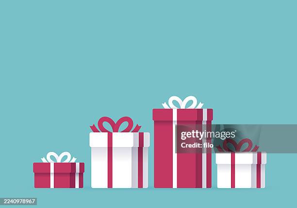 holiday present gift modern background - mall background stock illustrations